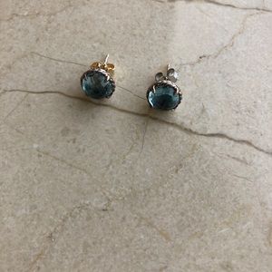 David Yurman Châtelaine Earrings with Blue Topaz